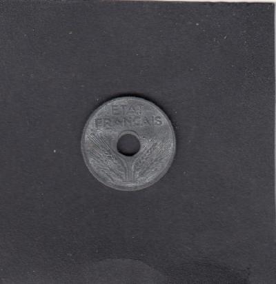 Beschrijving: 10 Centimes HOLE 1,3 mm